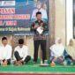 Prosesi pelepasan Jamaah Calon Haji Kabupaten Pringsewu Tahun 1447 H/2026 M di Islamic Center Pringsewu.