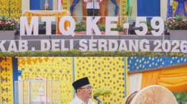 Bupati Deli Serdang membuka MTQ ke-59 dengan penguatan aturan peserta guna mencegah kafilah luar daerah.