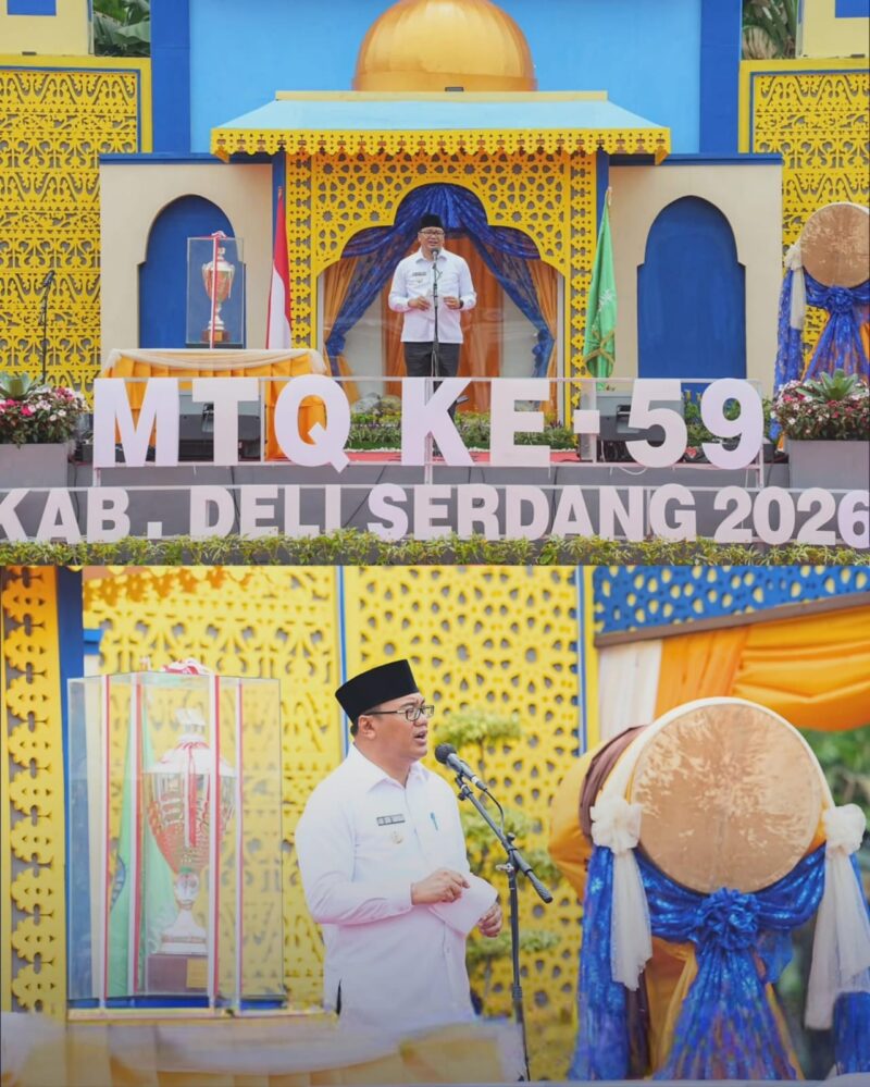 Bupati Deli Serdang membuka MTQ ke-59 dengan penguatan aturan peserta guna mencegah kafilah luar daerah.