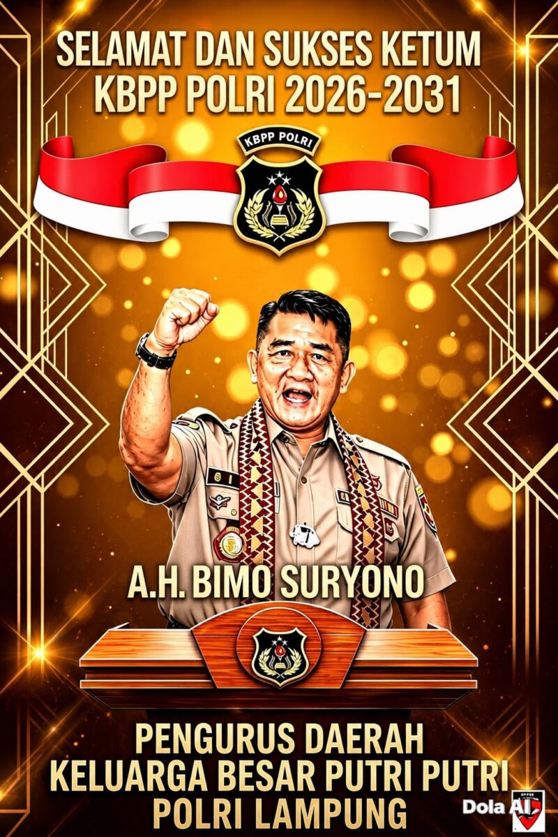 Munas KBPPPOLRI di Jakarta resmi menetapkan A.H. Bimo Suryono sebagai Ketua Umum periode 2026–2031. Kepemimpinan baru diharapkan memperkuat soliditas organisasi dan sinergi dengan Polri.