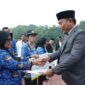 Wakil Bupati Deli Serdang, Lom Lom Suwondo, memimpin upacara Peringatan Hari Kebangkitan Nasional (Harkitnas) ke-118 tingkat Kabupaten Deli Serdang di Alun-alun, Rabu (20/5/2026). Dalam amanatnya, ia menekankan pentingnya menjaga generasi muda sebagai tunas bangsa sekaligus memperkuat persatuan dan kedaulatan di era digital.