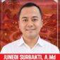 Junedi Surbakti memaparkan visi besar membangun Desa Gunung Tinggi, Kecamatan Pancur Batu, Kabupaten Deli Serdang menjadi desa “Bersinar” yang bebas narkoba, transparan dalam pelayanan administrasi, serta mampu meningkatkan kesejahteraan masyarakat.