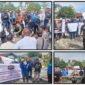 Puluhan wartawan dari berbagai media online dan cetak melakukan aksi damai di depan Lapas Kelas IIA Labuhan Ruku, Kabupaten Batu Bara, Senin (11/5/2026). Dalam aksi tersebut, para jurnalis menyampaikan tuntutan terkait dugaan intimidasi, penghalangan peliputan, serta mendesak peningkatan transparansi dan pelayanan informasi publik di lingkungan lapas.
