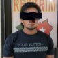 Pelaku berinisial TH saat diamankan oleh Tim Tekab 308 Presisi Polsek Gedong Tataan setelah ditangkap di Lampung Utara