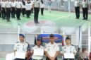 Jajaran Rutan Kelas IIB Tanjung Pura menggelar apel dan penandatanganan komitmen bersama dalam upaya pemberantasan handphone ilegal, narkoba, dan praktik penipuan dengan melibatkan unsur TNI, Polri, dan stakeholder terkait, Jumat (8/5/2026).