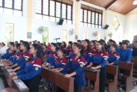 Generasi muda Paroki Simalingkar B Medan menyuarakan semangat pelayanan berdaulat, etika, dan komunikasi manusiawi dalam peringatan Hari Komunikasi Sedunia ke-60 tahun 2026.