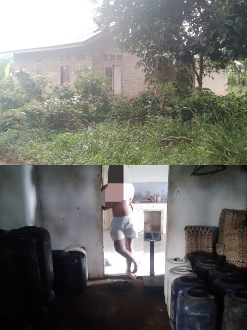 Tim media melakukan investigasi dugaan penimbunan BBM subsidi jenis Pertalite dan Solar di Kecamatan Way Bungur, Lampung Timur.