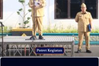 Sekda Kota Binjai Chairin F. Simanjuntak saat memimpin apel gabungan Pemko Binjai di Lapangan Apel Pemko, Senin (18/5/2026).