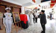 Presiden Prabowo Hadiri Pelepasan Jenazah Jenderal TNI (Purn) Ryamizard Ryacudu di Kementerian Pertahanan