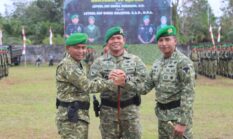 Letkol Inf Didik Sulistio Resmi Jabat Danyonif TP 856/Satria Bumi Sakti