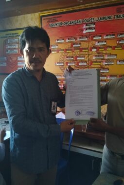 Ketua LPAI Lampung Timur Serahkan Surat ke Polres, Desak Pengungkapan Kasus Pembuangan Bayi