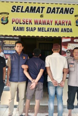 Tekab 308 Presisi Polsek Waway Karya Bersama Polres Lampung Timur Ungkap Kasus Curat dan Penadahan