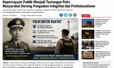 Kepercayaan Publik Menjadi Tantangan Polri, Masyarakat Dorong Penguatan Integritas dan Profesionalisme