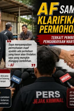 AF Sampaikan Klarifikasi dan Permohonan Maaf Terkait Persoalan dengan Wartawan