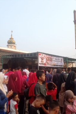 Jalan Sehat Masjid Al Amin Perkuat Silaturahmi Warga Padang Mattinggi