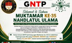GNTP Ucapkan Selamat dan Sukses Muktamar NU ke-35, Berharap Lahir Kepengurusan yang Mandiri dan Bersih