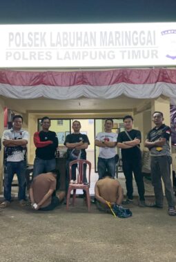 Diduga Miliki Narkoba, Dua Pria Diamankan URC Polsek Labuhan Maringgai