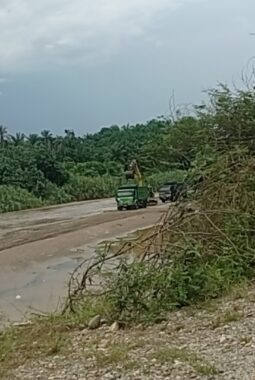 Dugaan Excavator Galian C Gunung Maria Gunakan BBM Bersubsidi, Kanit Pidsus: “Segera Kami Cek”