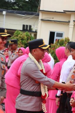 Pisah Sambut Kapolres Nagan Raya, AKBP Muhammad Taufiq Resmi Terima Tongkat Komando