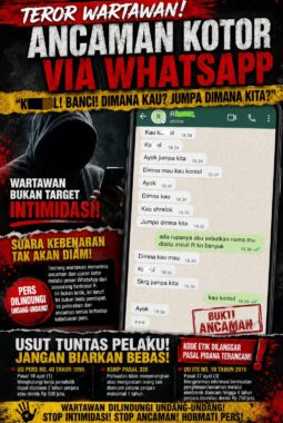 DIDUGA TERIMA PESAN BERNADA KASAR DARI KAWAN BICARA, WARTAWAN DIAJAK BERTEMU: PICU PERTANYAAN SOAL PENYELESAIAN SENGKETA PEMBERITAAN